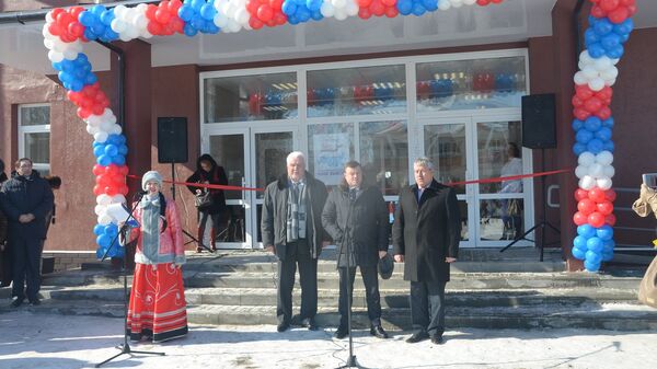 Церемония открытия дома культуры в селе Ивановка Тамбовской области