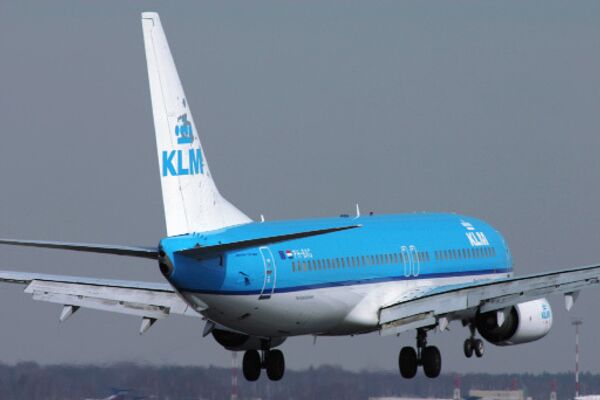Самолет Боинг голландской авиакомпания KLM. Архивное фото