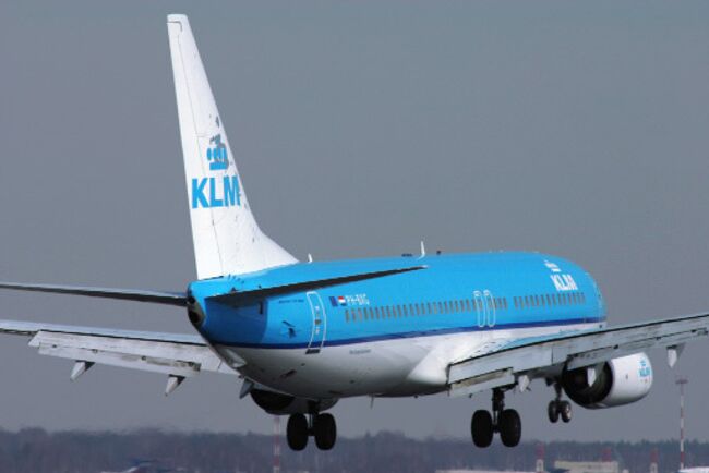 Самолет Боинг голландской авиакомпания KLM