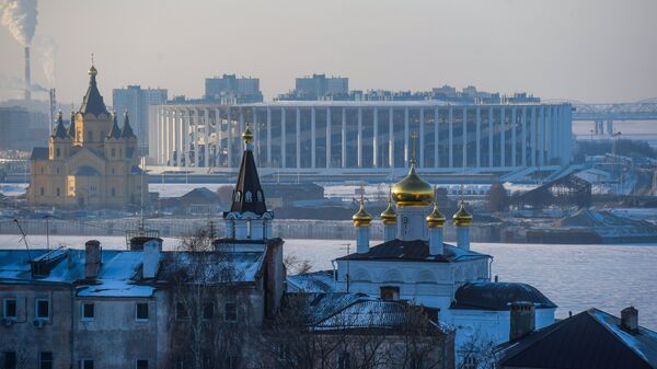 Стадион Нижний Новгород, где пройдут матчи чемпионата мира по футболу 2018