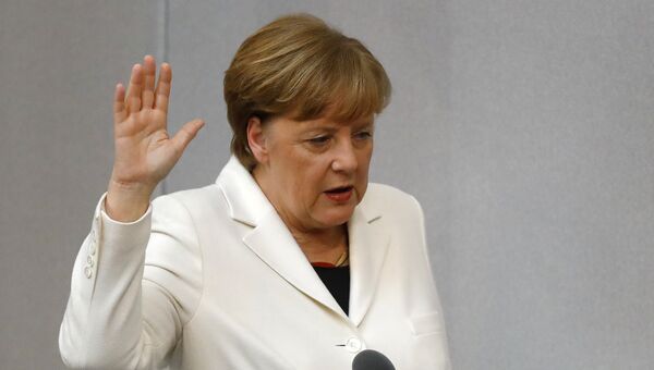 Канцлер Германии Ангела Меркель принесла присягу в немецком парламенте Бундестаг в Берлине, Германия. 14 марта 2018