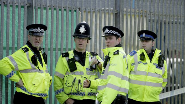 Сотрудники британской полиции в Солсбери, Великобритания. 13 марта 2018
