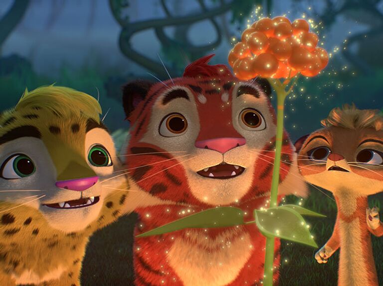 Кадр из мультфильма Лео и Тиг