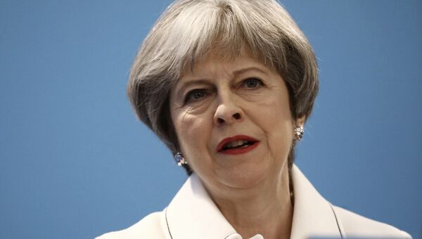 Премьер-министр Великобритании Тереза Мэй на весеннем форуме Консервативной партии в Лондоне. 17 марта 2018