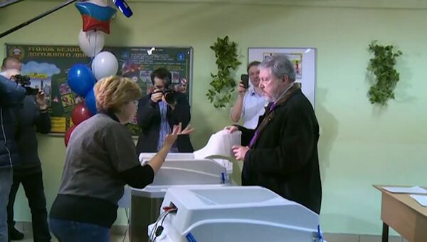 Григорий Явлинский проголосовал на выборах президента России