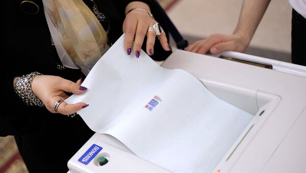 Комплексы обработки избирательных бюллетеней во время выборов президента Российской Федерации. 18 марта 2018