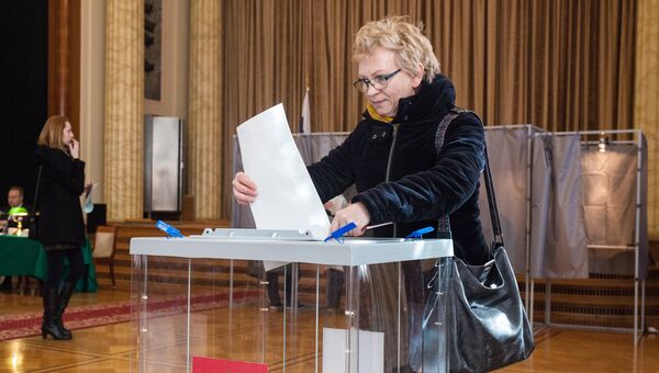 Голосование на выборах президента России в Берлине. 18 марта 2018