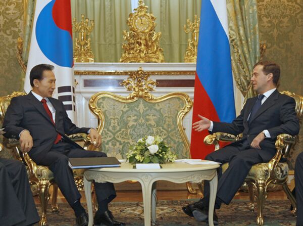Президенты России и Республики Корея встретились в Москве