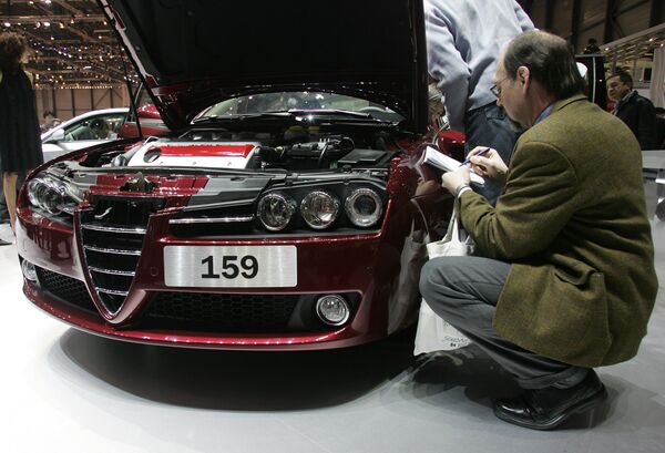 Alfa Romeo на выставке машин в Швейцарии