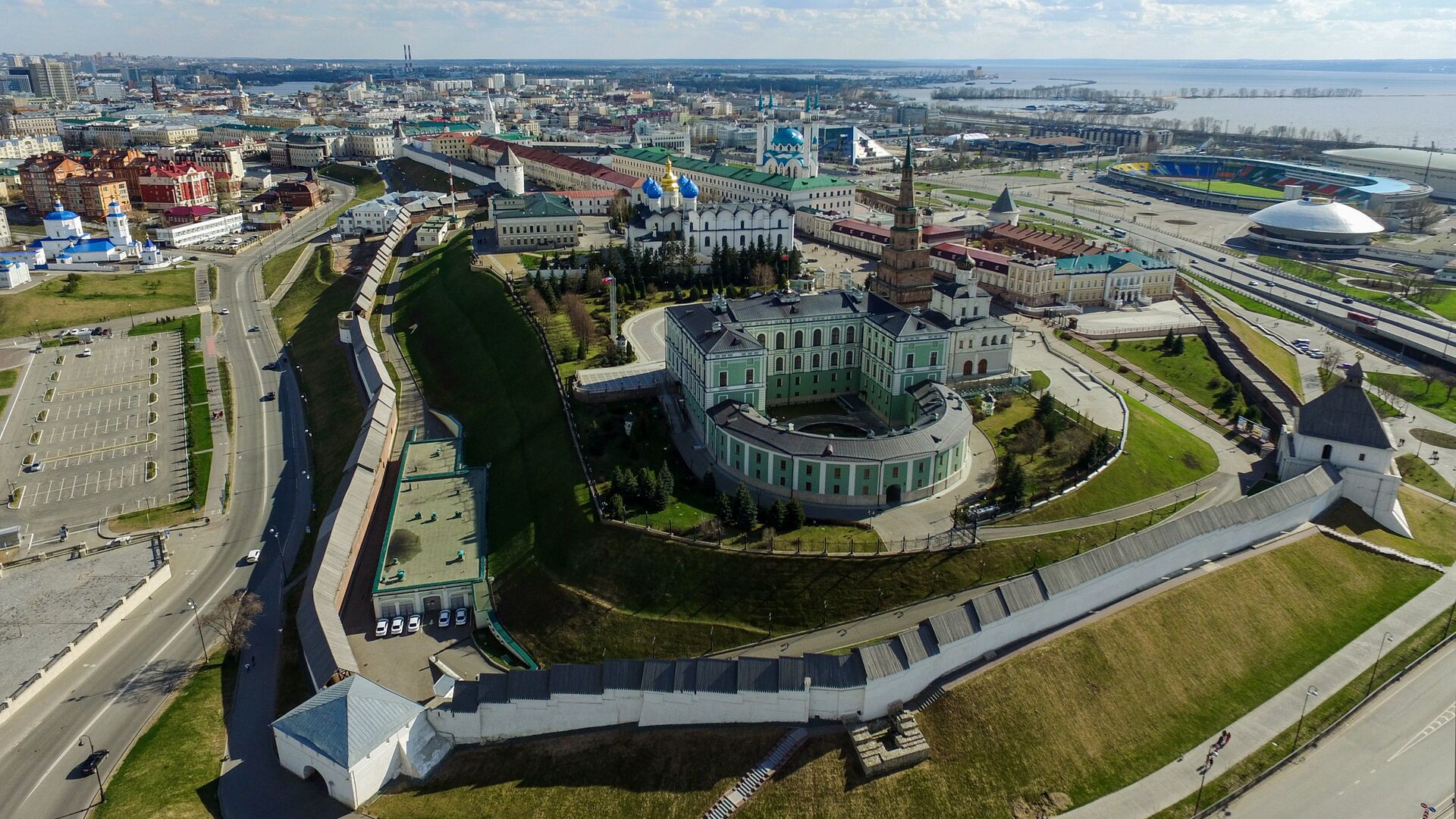 Кремль Казань сверху