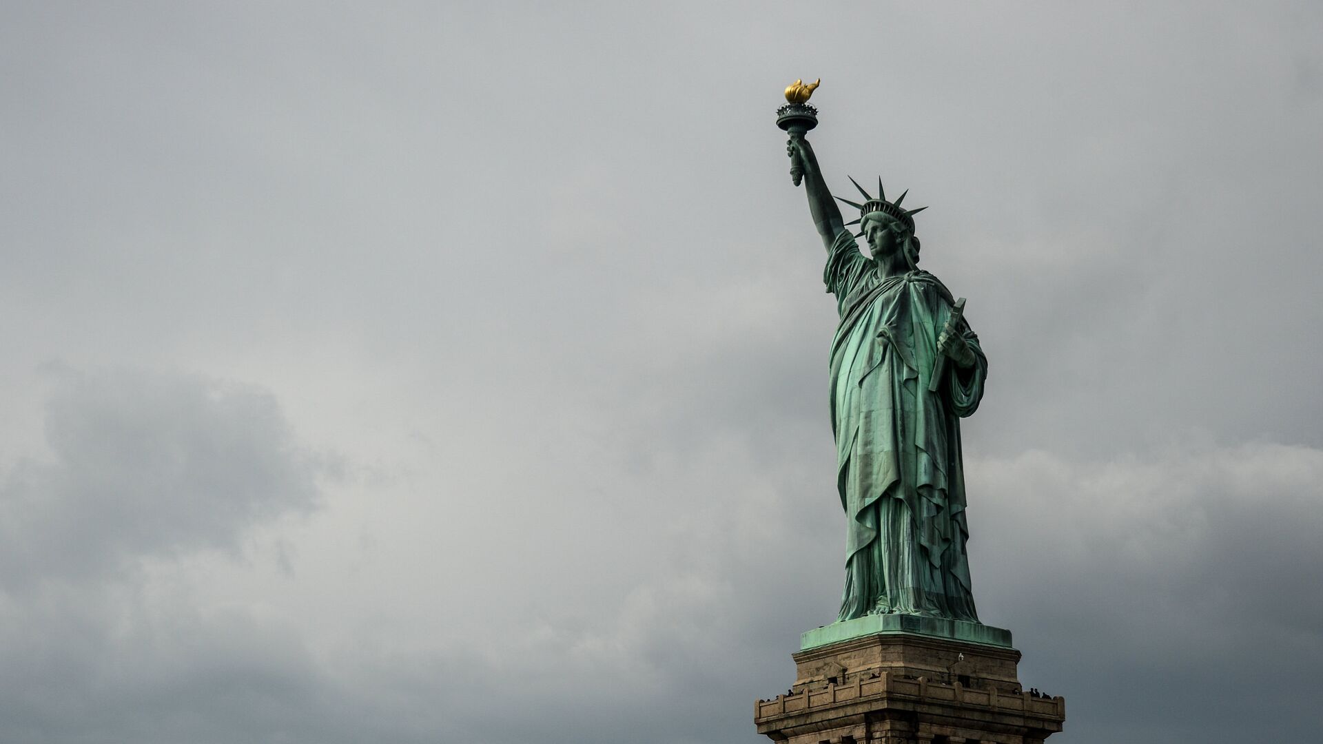Статуя Свободы в Нью-Йорке, США - РИА Новости, 1920, 01.07.2022
