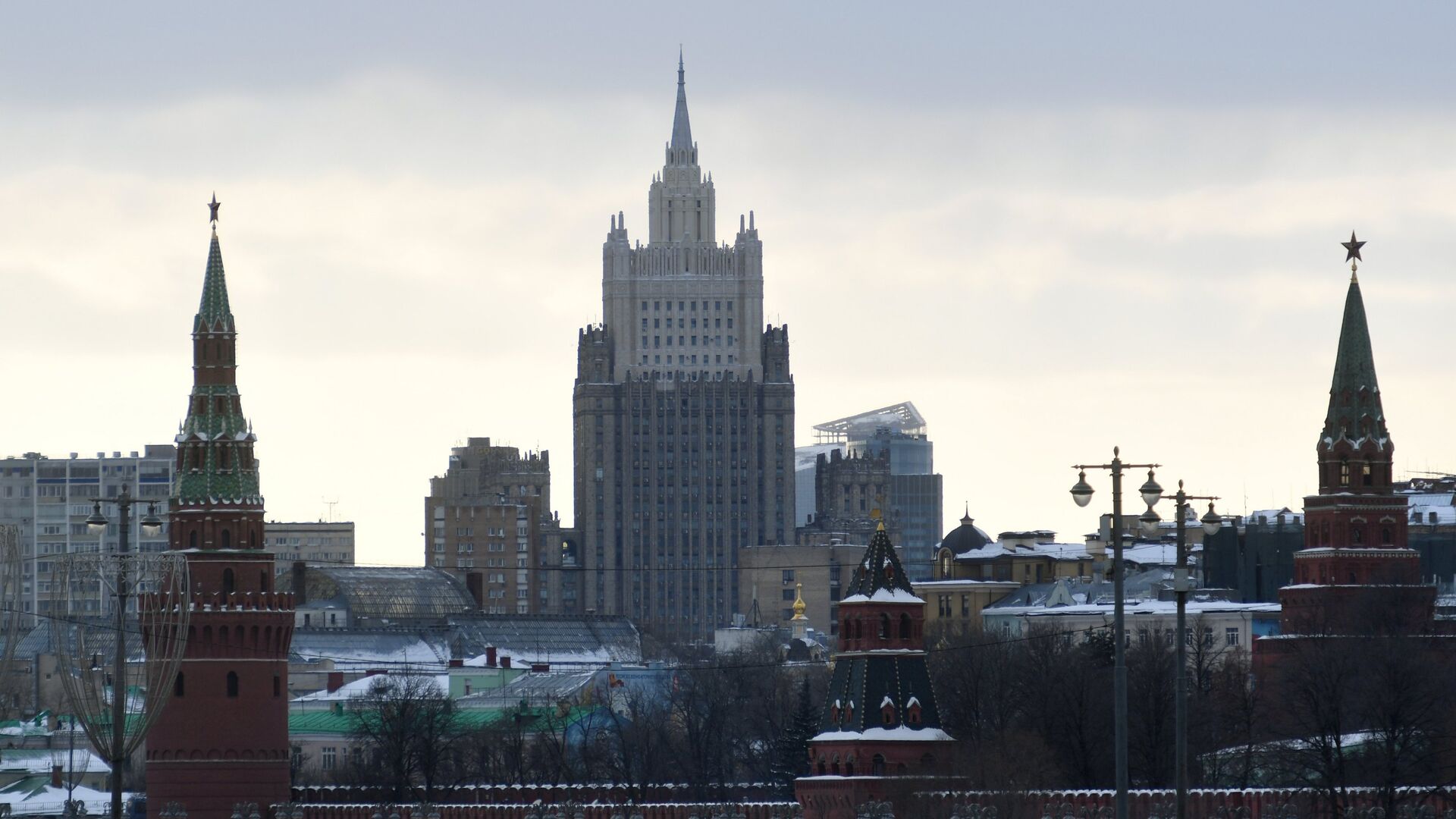 Здание министерства иностранных дел РФ в Москве - РИА Новости, 1920, 29.12.2020