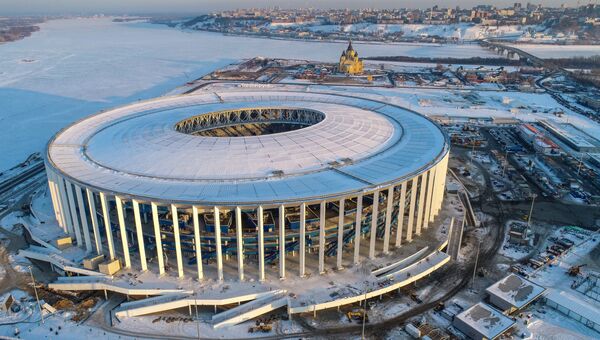 Стадион Нижний Новгород, где пройдут матчи чемпионата мира по футболу 2018