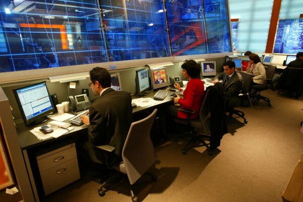 Ньюсрум в офисе BBG (Broadcasting Board of Governors) Ньюсрум в офисе BBG (Broadcasting Board of Governors)