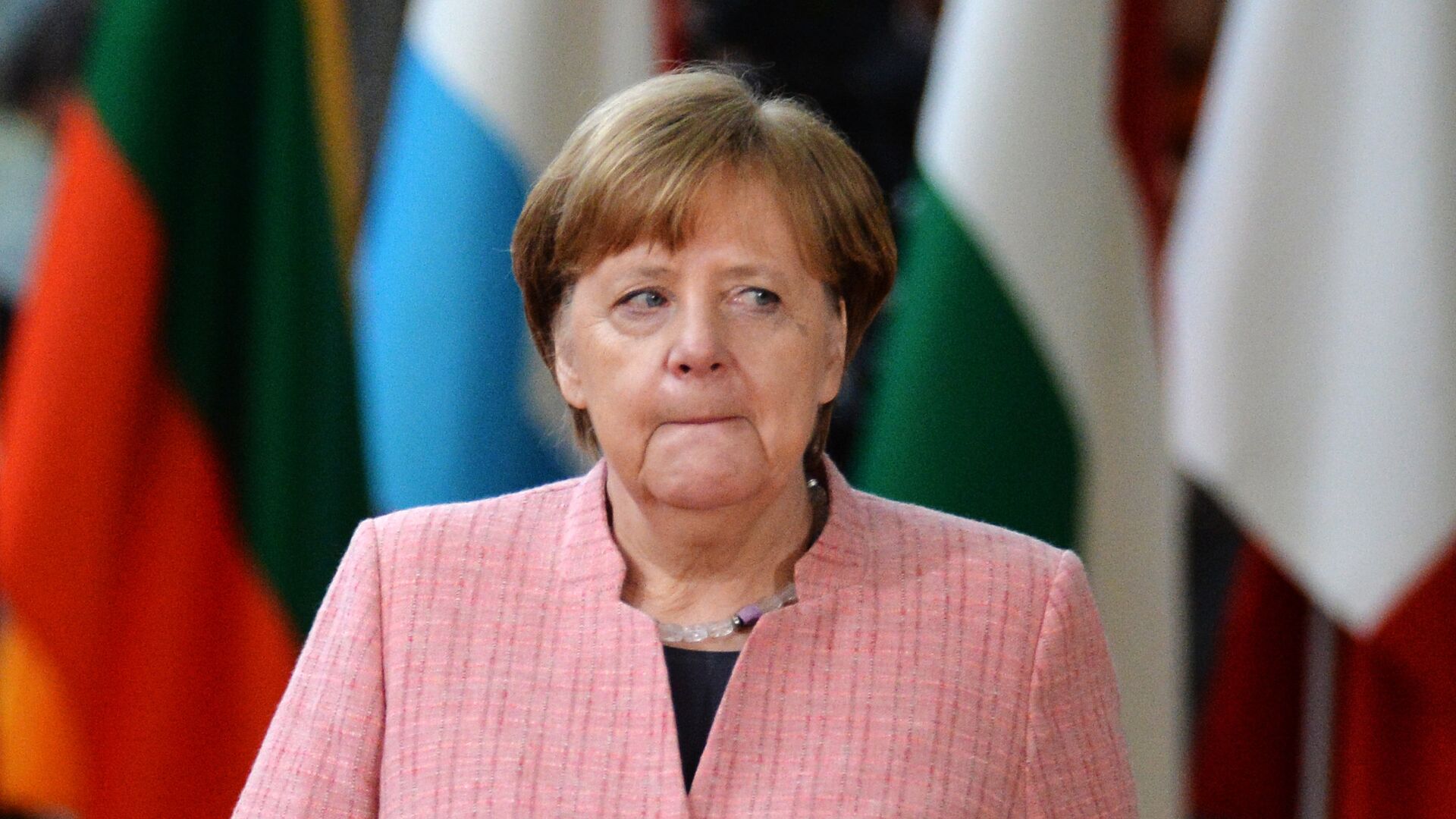 Канцлер Германии Ангела Меркель на саммите ЕС в Брюсселе. 22 марта 2018 - РИА Новости, 1920, 28.09.2020