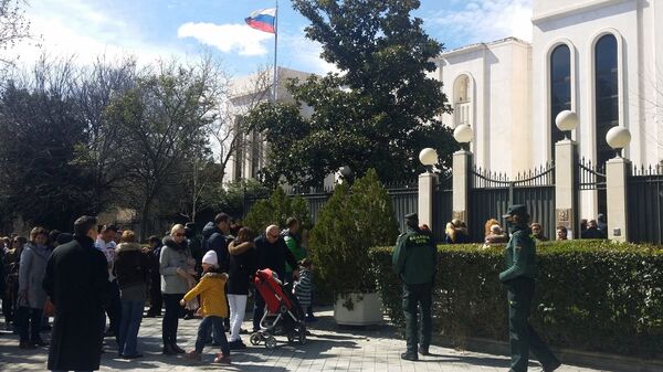 Посольство Российской Федерации в Мадриде. Архивное фото