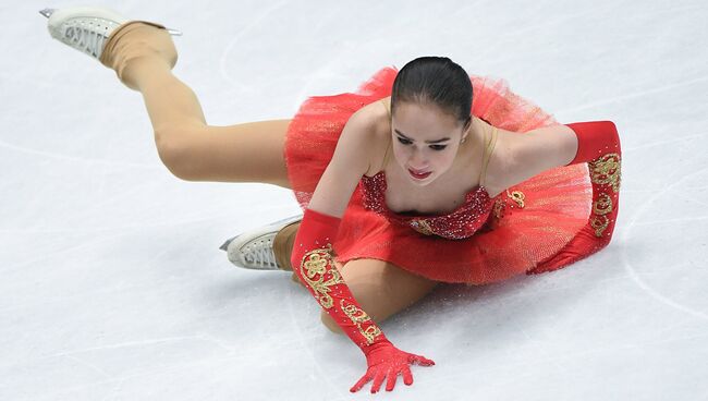 Загитова на чемпионате мира в Милане, 24.03.2018