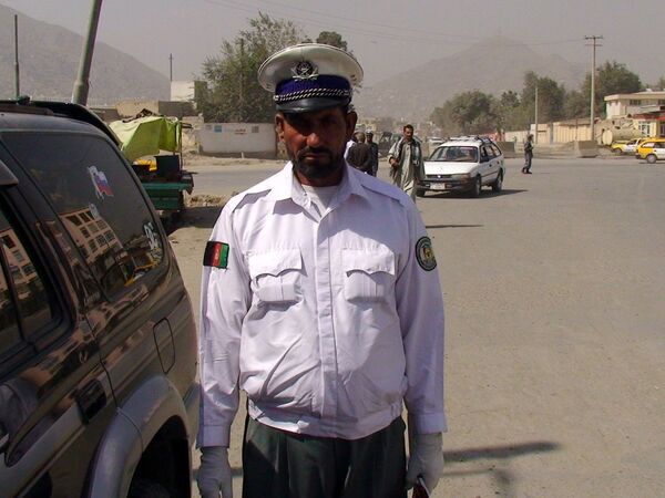 Сотрудник ГАИ в Кабуле