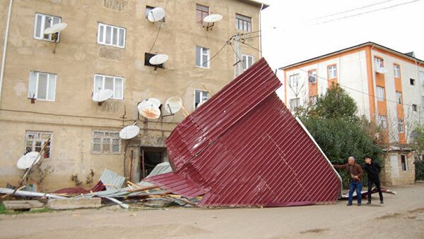 Последствия урагана в Азербайджане. 25 марта 2018