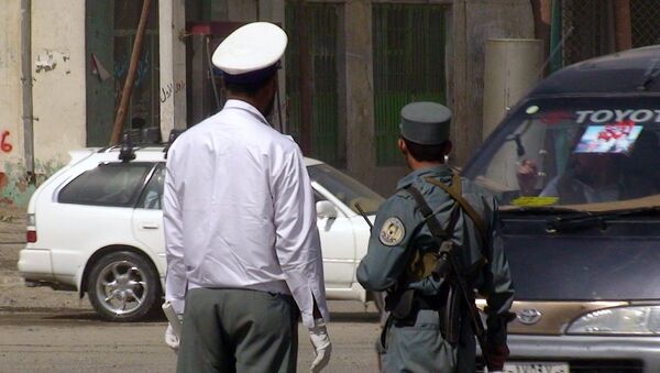 Полиция и автоинспекция в Кабуле. Архивное фото