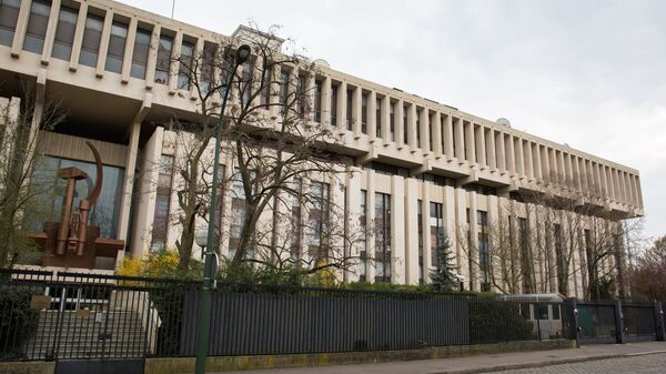 Здание посольства Российской Федерации на бульваре Ланн в Париже