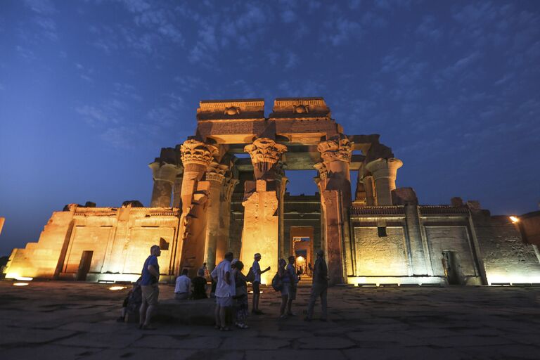 Храм в Ком-Омбо в Верхнем Египте