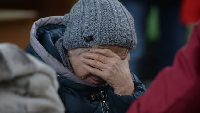 Родственница одного из пропавших без вести при пожаре в торговом центре Зимняя вишня в Кемерово