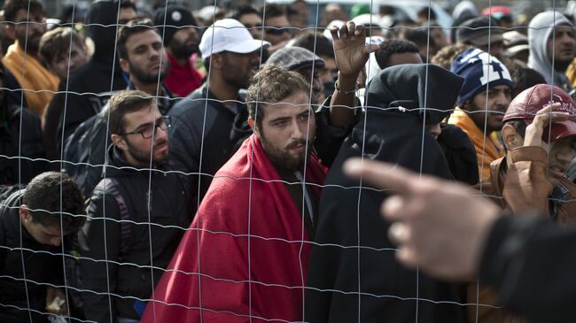 Мигранты на границе Австрии. Архивное фото