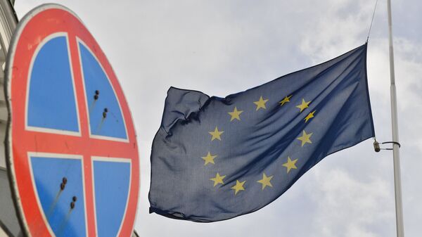 Флаг Европейского Союза. Архивное фото