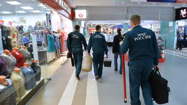 Проверка пожарной безопасности в торгово-развлекательном центре Кольцо в Челябинске