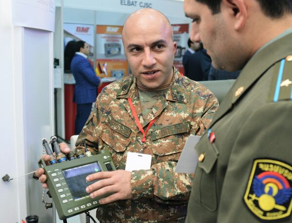 Российская портативная радиолокационная станция ФАРА-ВР, 1Л111М на международной выставке вооружения и оборонных технологий ArmHiTec-2018 в Ереване