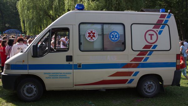 Машина скорой помощи в Польше