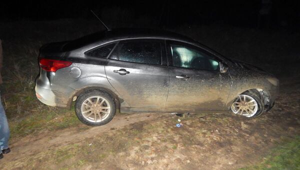 Автомобиль убитого сотрудника МВД России по Ставропольскому краю
