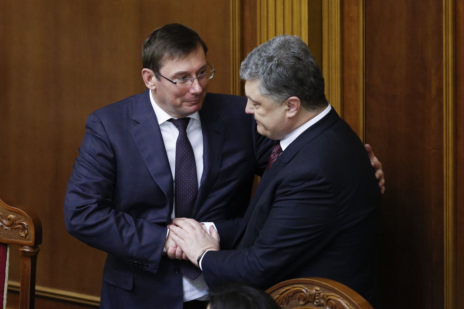 Yuriy Lutsenko and Petro Poroshenko in the Rada.  May 12, 2016 - RIA Novosti, 1920, 23/05/2022