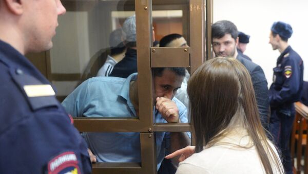 Обвиняемые по делу о теракте в метро Санкт-Петербурга на заседании Мосгорсуда. Архивное фото