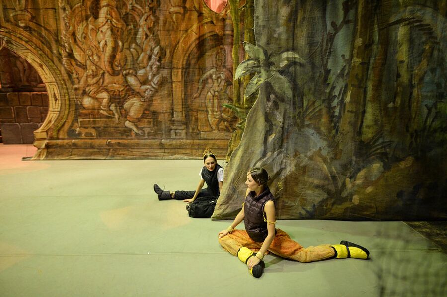 Балерины на сцене Новосибирского оперного театра