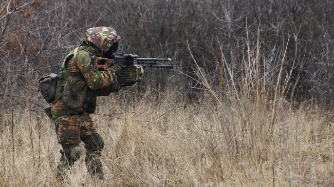 Военнослужащий разведывательного подразделения Народной милиции ЛНР. Архивное фото