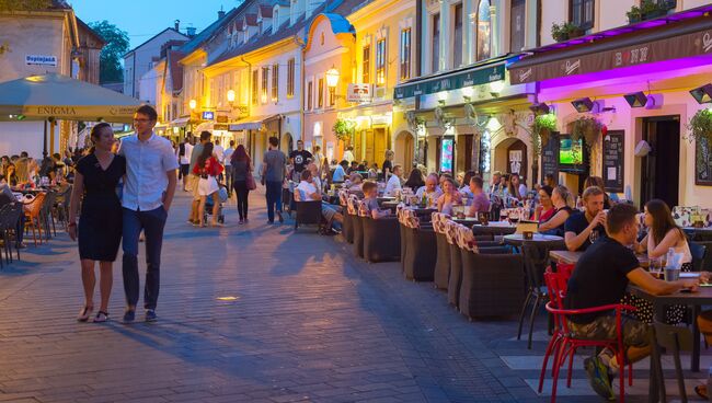 Загреб, Хорватия. Архивное фото