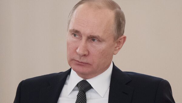 Владимир Путин во время заседания Госсовета. Архивное фото