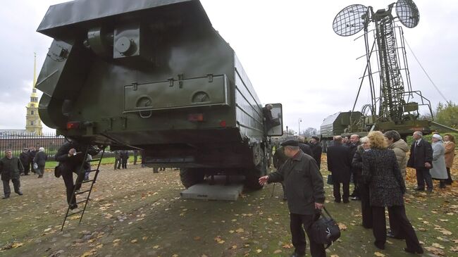 Ракетная установка Тополь, снятая с боевого дежурства в рамках действия Договора о сокращении наступательных вооружений. Архивное фото