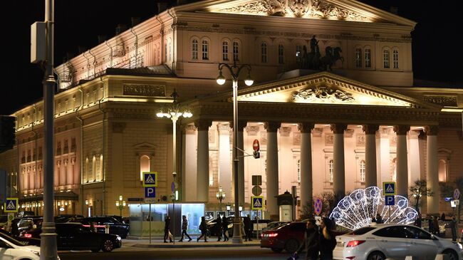 Здание Государственного Академического Большого театра в Москве 