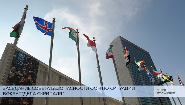LIVE: Заседание СБ ООН о ситуации по делу Скрипаля
