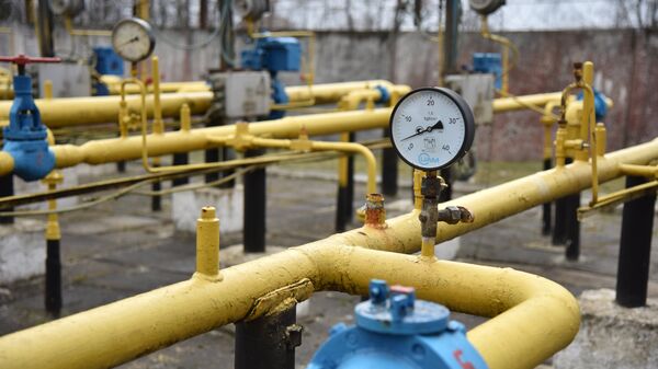Газовая труба на Украине