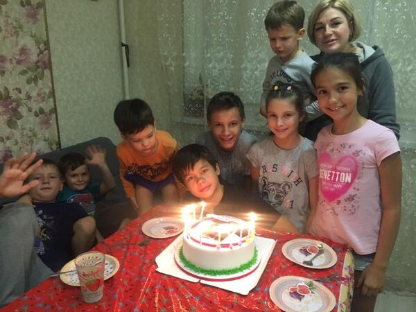 Валерия Аляпина с детьми Валерия Аляпина с детьми