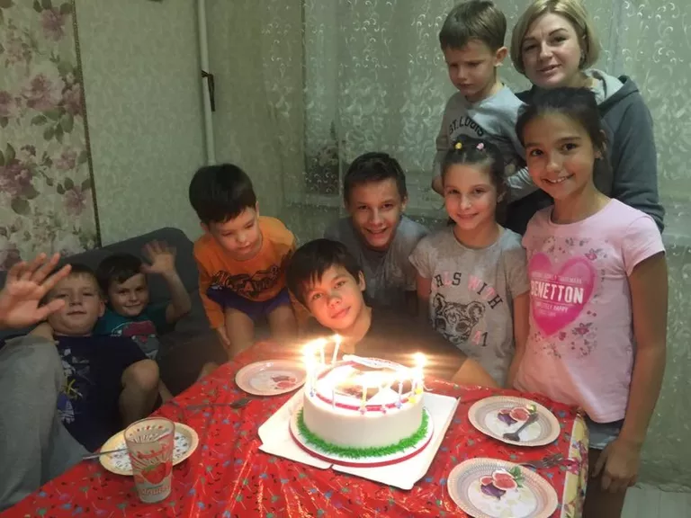Валерия Аляпина с детьми Валерия Аляпина с детьми