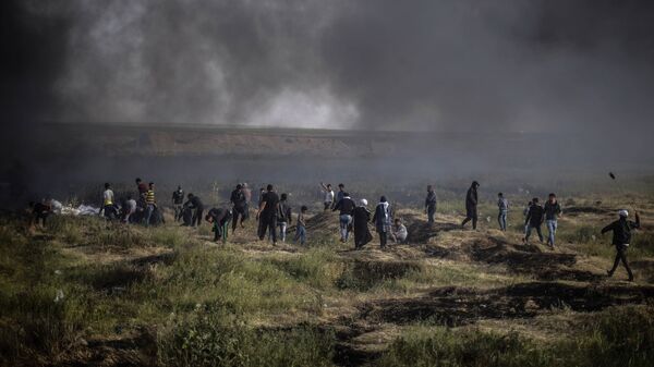 На границе сектора Газа и Израиля