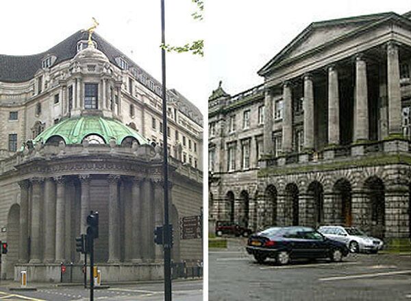 Здание Банка Англии и Парламента Англии