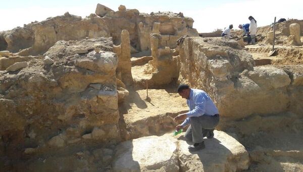 Археологические раскопки в Египте. Архивное фото