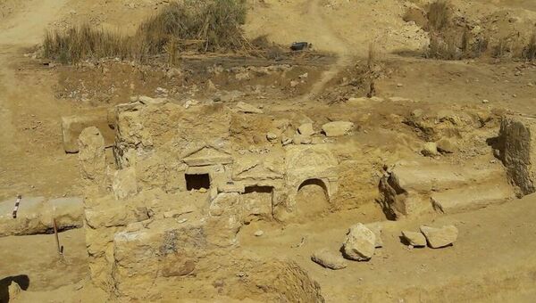 Археологические раскопки в районе оазиса Сива