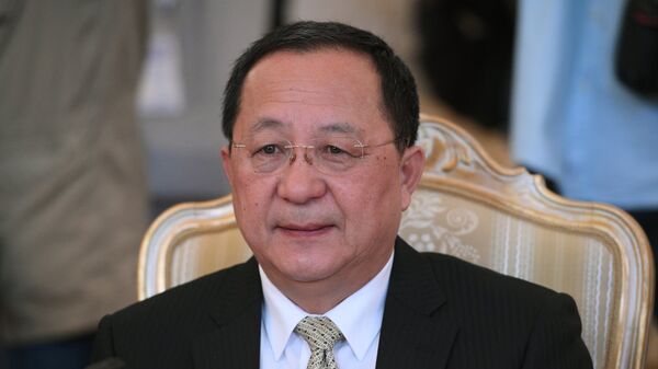 Министр иностранных дел КНДР Ли Ён Хо. Архивное фото